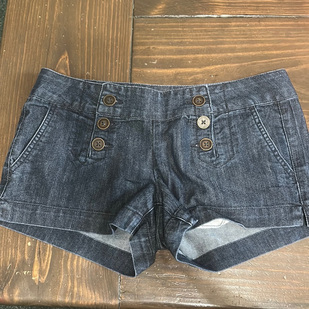 Button up Jean shorts